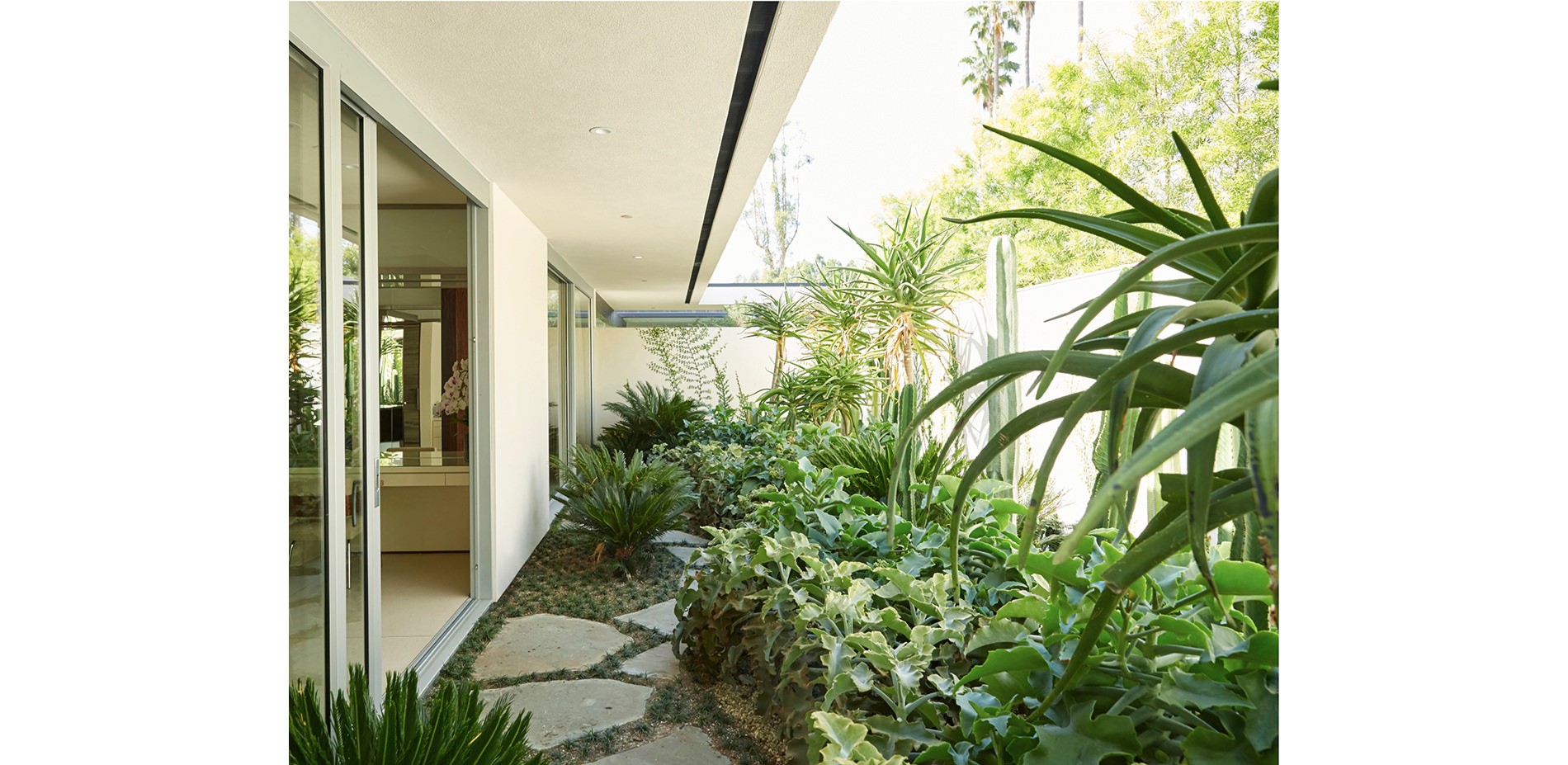 Master Bathroom Courtyard