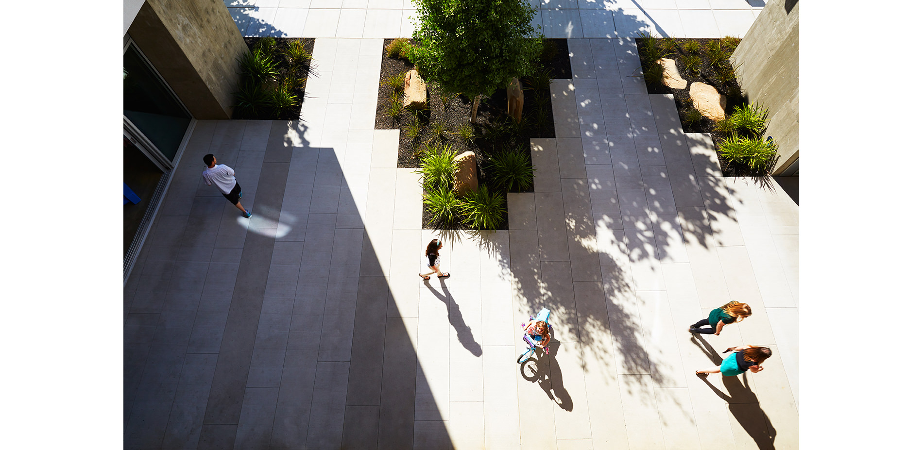 Middle Plaza From Above