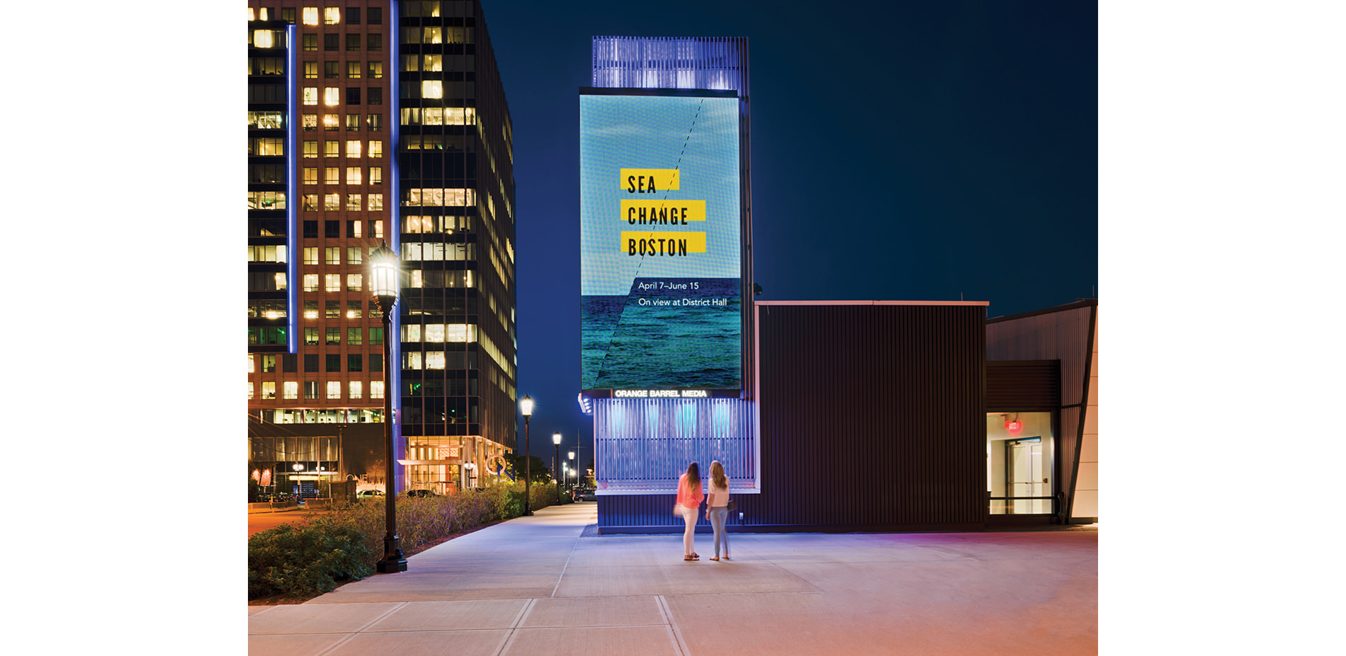 Sea Change Boston Digital Signage Ad