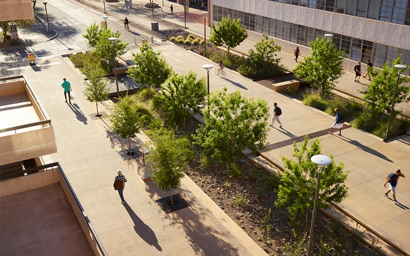 Aerial View of the Eastern End of Orange Mall