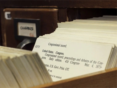 Library Card Catalog