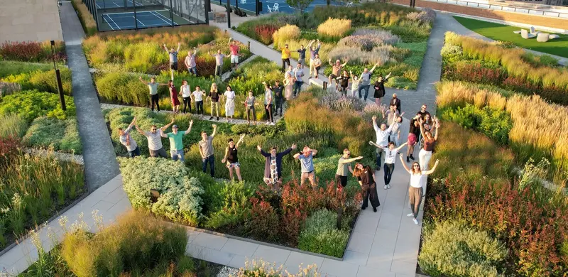 ASLA Members on a Green Roof