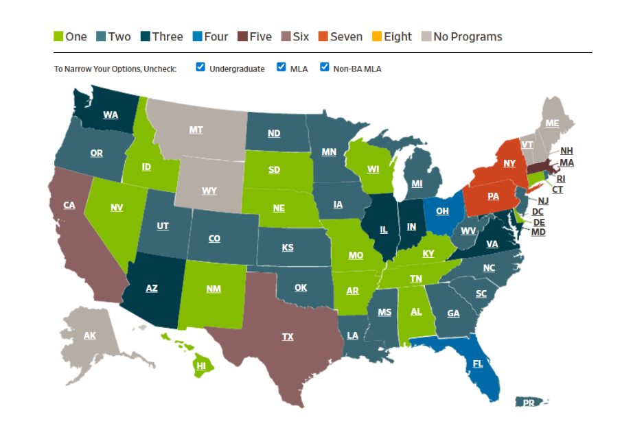 Degree Programs by State