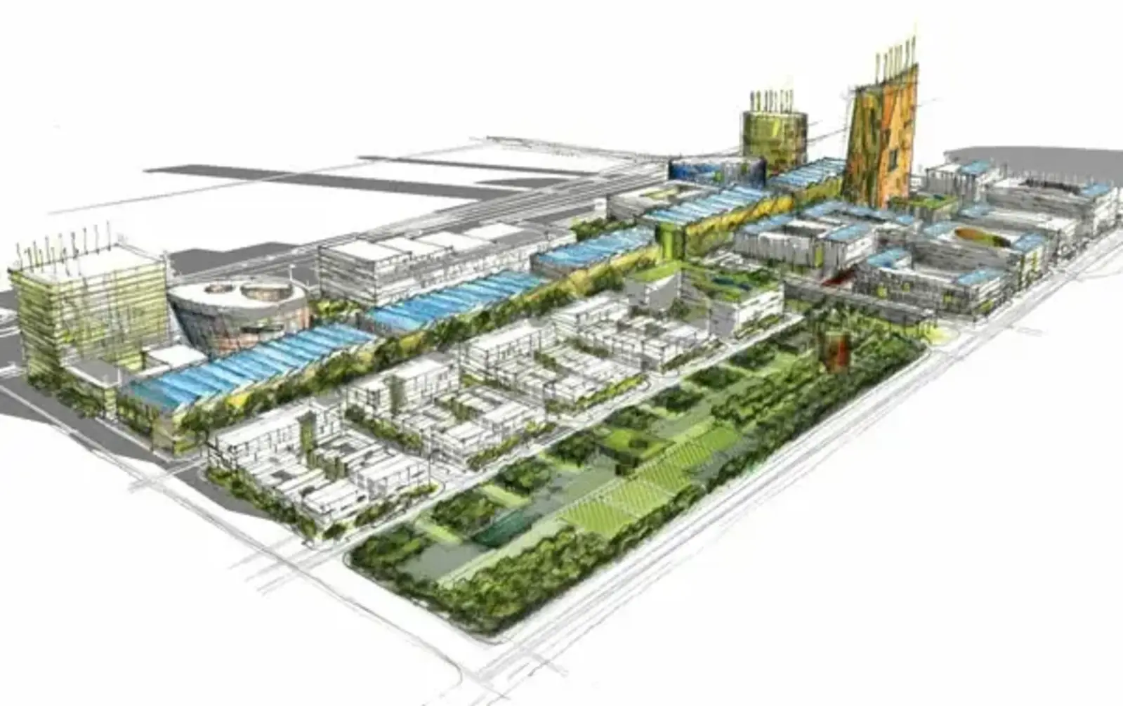 Bethany Central Business District / Image credit: Will Bruder + Partners