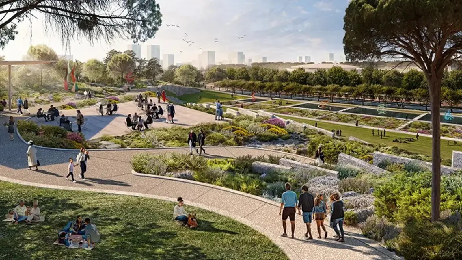 Ellinikon Metropolitan Park, Athens, Greece / © Sasaki Associates, Inc.