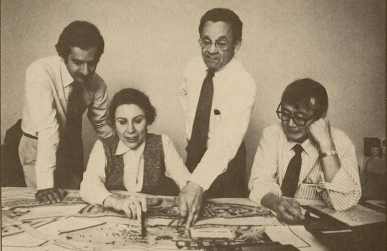 Members of the 1980 Design Jury meeting in Washington, D.C.