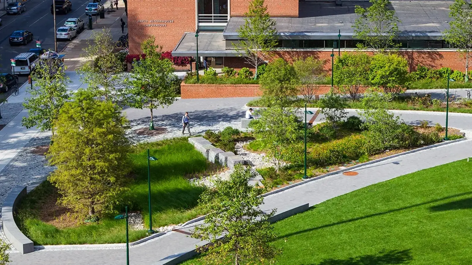 ASLA 2014 Professional Honor Award in General Design, Shoemaker Green, University of Pennsylvania, Andropogon/Barrett Doherty