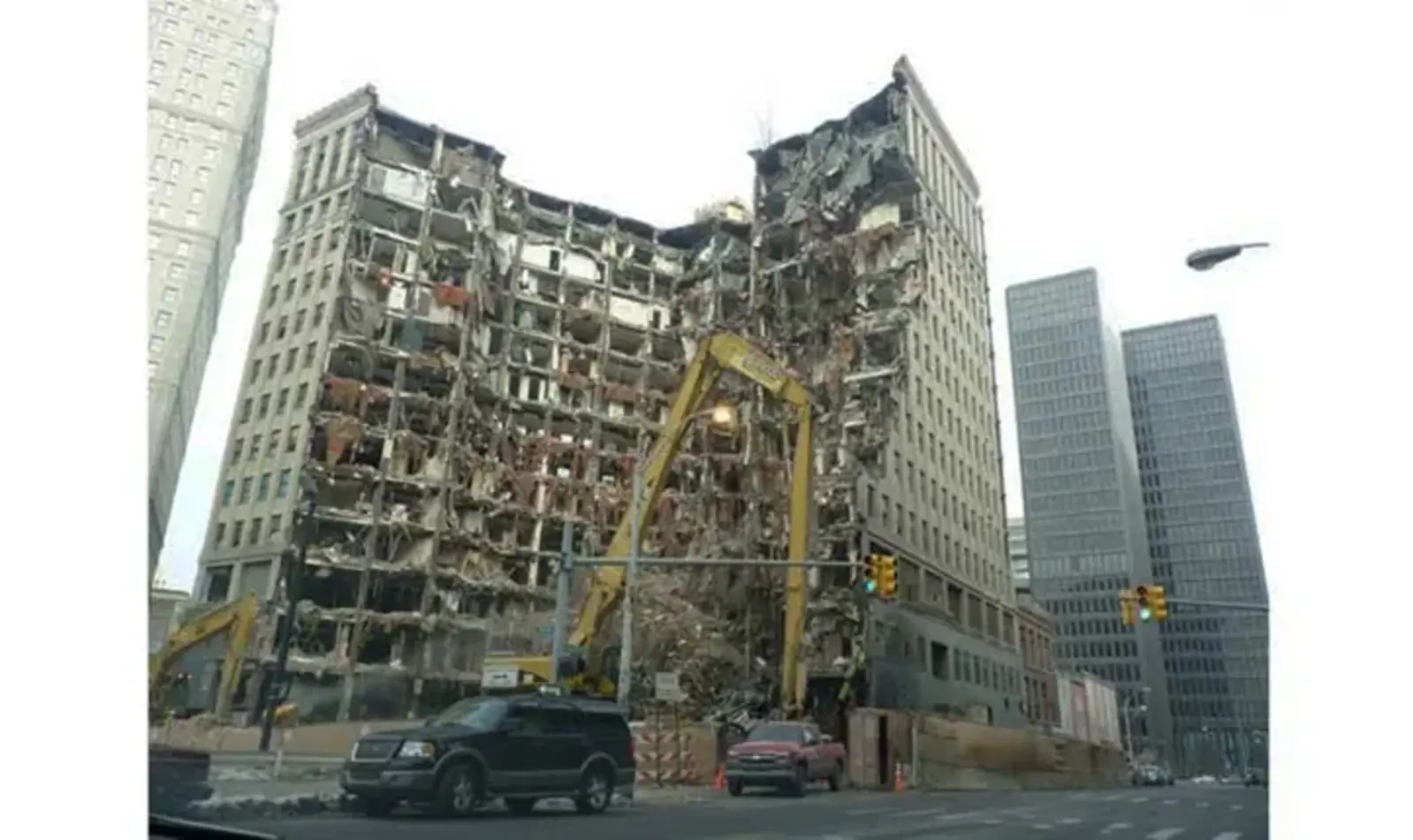 Demolition of the Lafayette Building