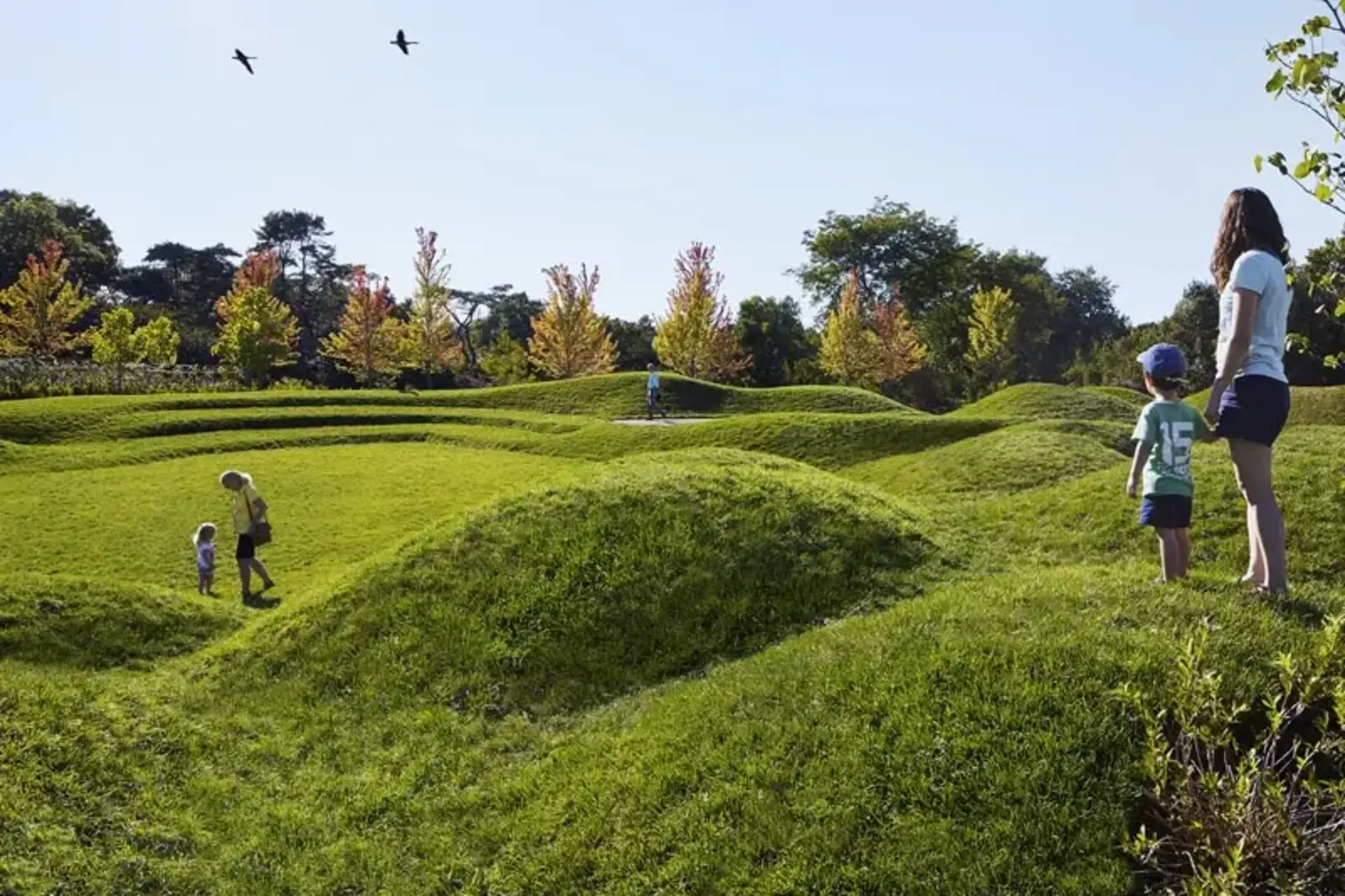 ASLA 2017 Professional General Design Honor Award. Chicago Botanic Garden: The Regenstein Learning Campus. Mikyoung Kim Design and Jacobs Ryan Associates / Kate Joyce