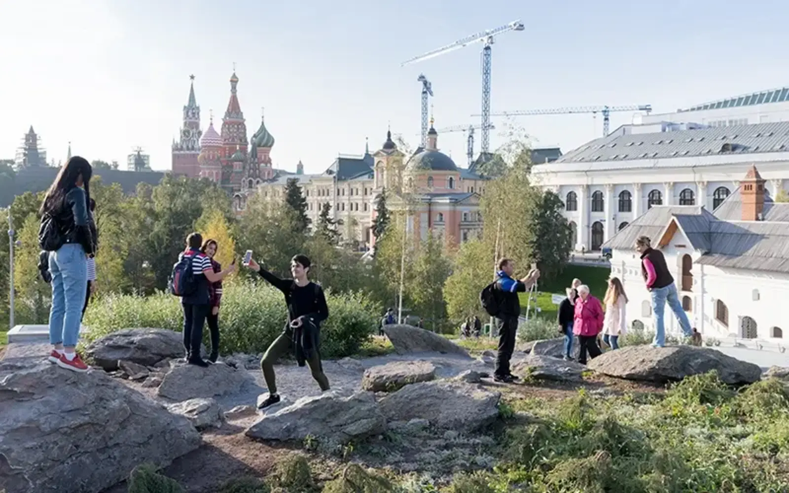 Zaryadye Park, Moscow, Russia. HargreavesJones / Iwan Baan