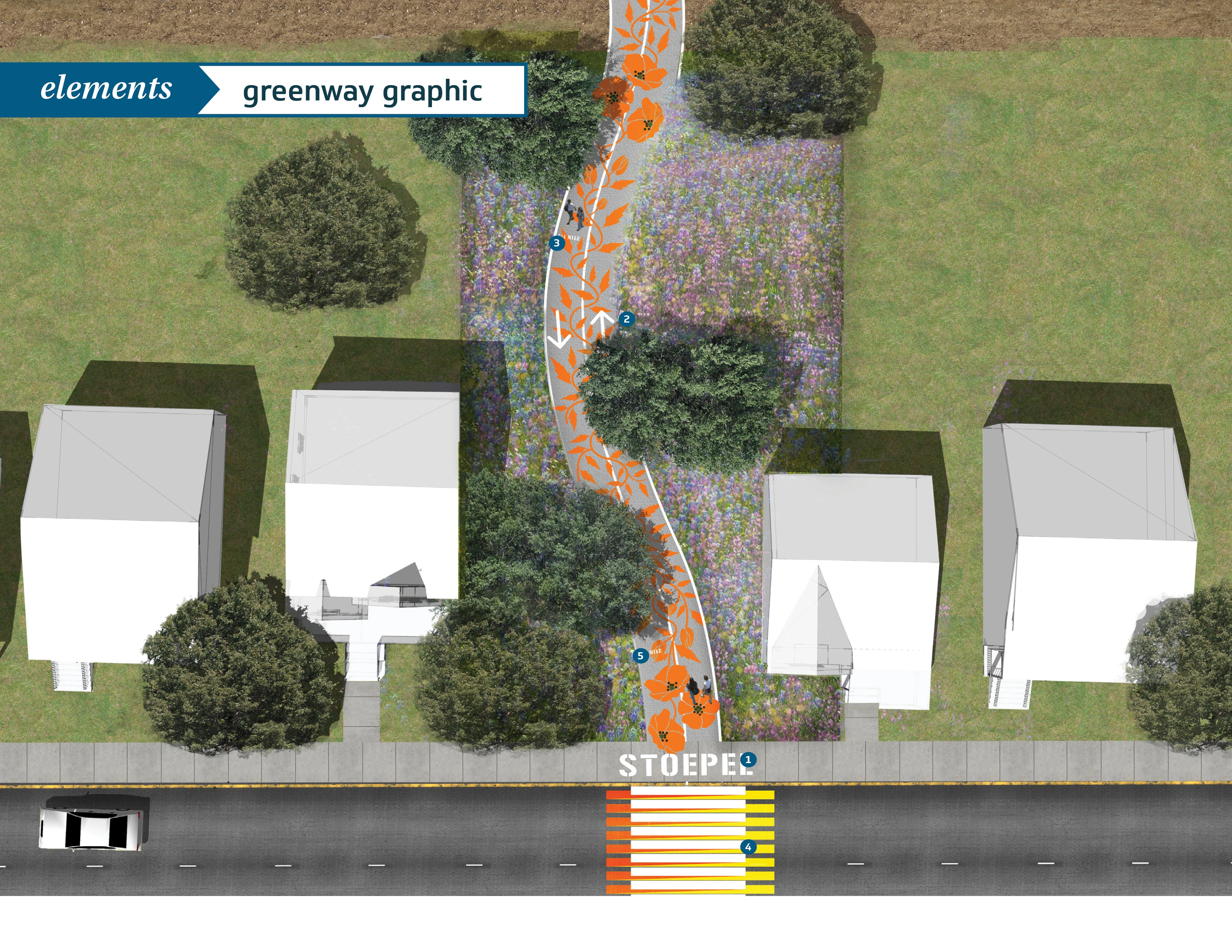 elements: greenway graphic