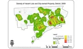  Density of Vacant Lots and City-Owned Property, Detroit, 2009